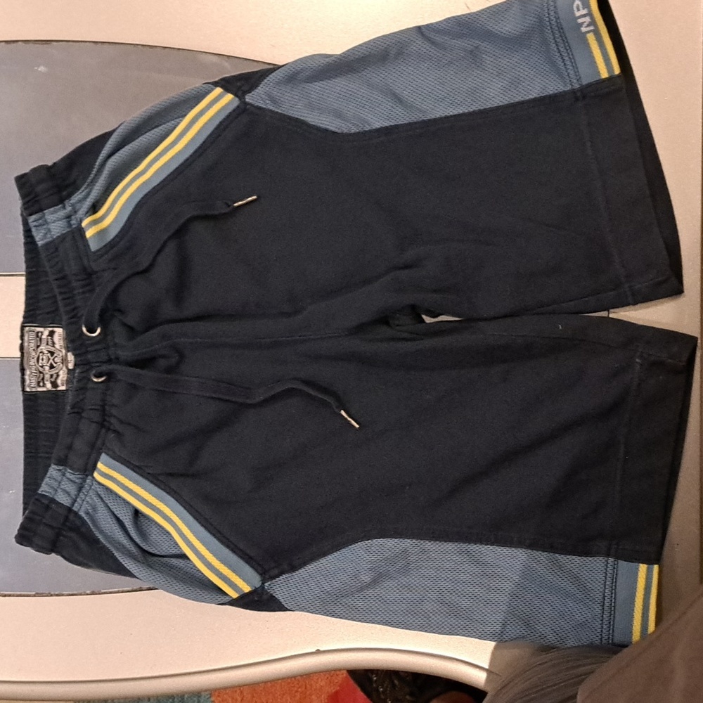 Nasty Pig, Size Small, Blue/Blue,  Cotton/Poly Blend, Workout Shorts.bleach